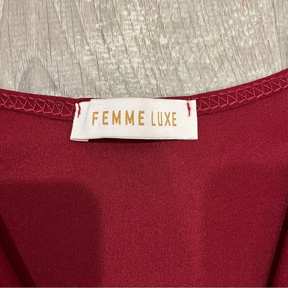 Red Off-the-Shoulder Bodycon - Picture 6 of 8